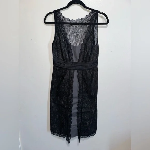 Anthropologie Moulinette Soeurs Black Lace Shadow Canopy Dress - Picture 2 of 4